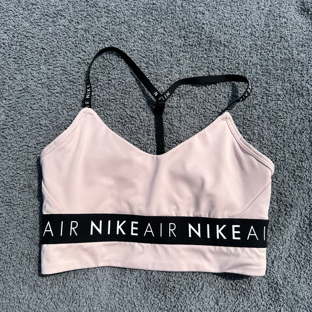 Light pink Nike Air sports bra